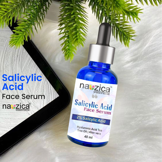 Nauzica Face Serum 2% Salicylic Acid Smooth Skin, Oil Control & Backheads Repair-40ml