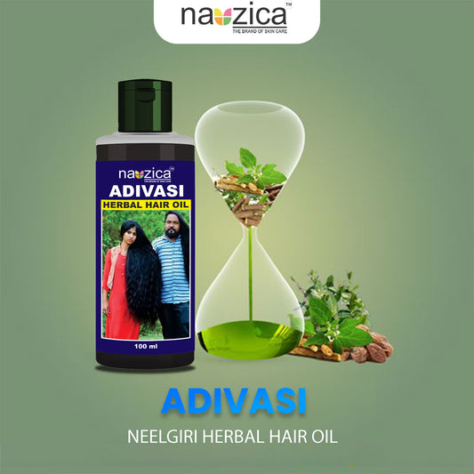 Nauzica Adivasi hair oil for hair growth, Hair Fall Control, For women and men-100ml